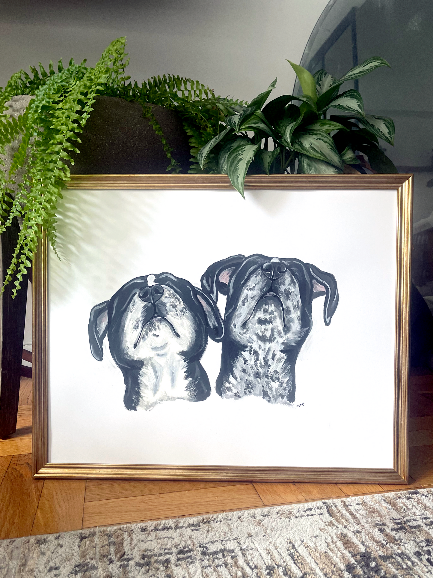 The Custom Nose-up Dog Portrait