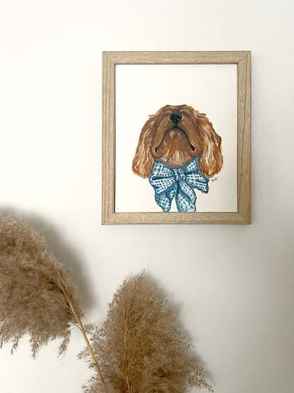 The Custom Nose-up Dog Portrait