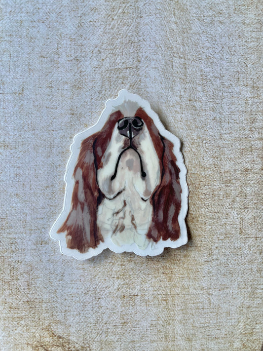 The Welsh Springer Spaniel Dog Sticker