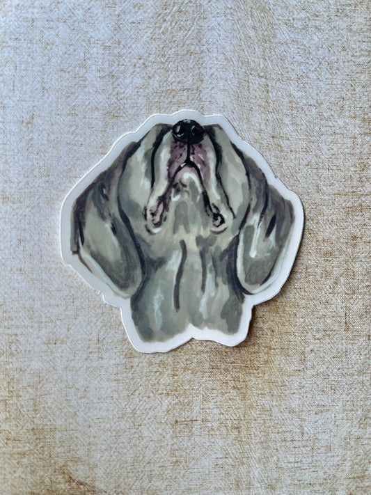 The Weimaraner Dog Sticker