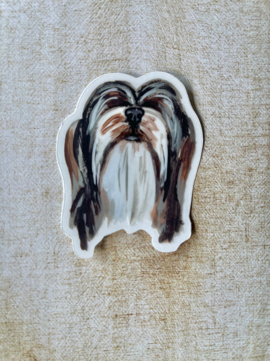 The Lhasa Apso Dog Sticker