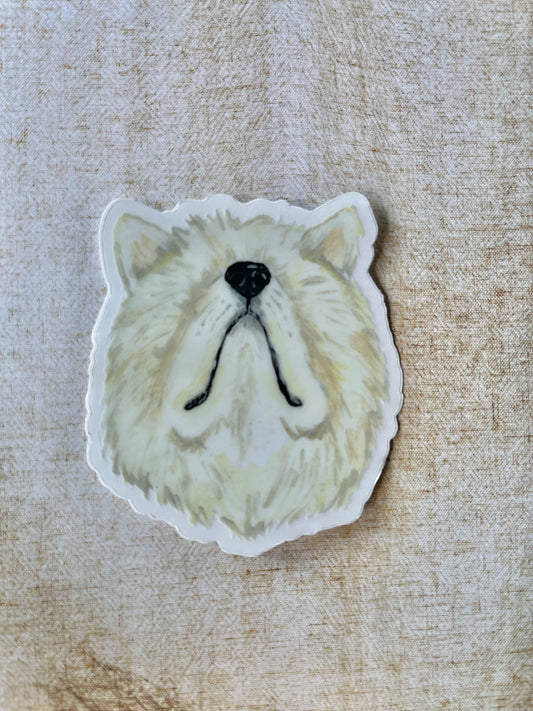 The Samoyed Dog Sticker