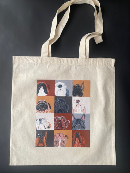 The Checkered Dogs Tote