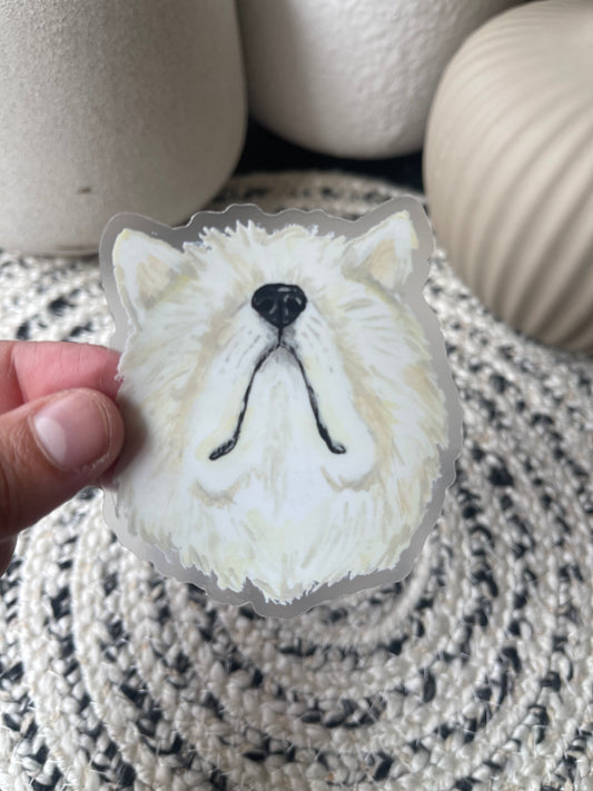 The Samoyed Dog Sticker