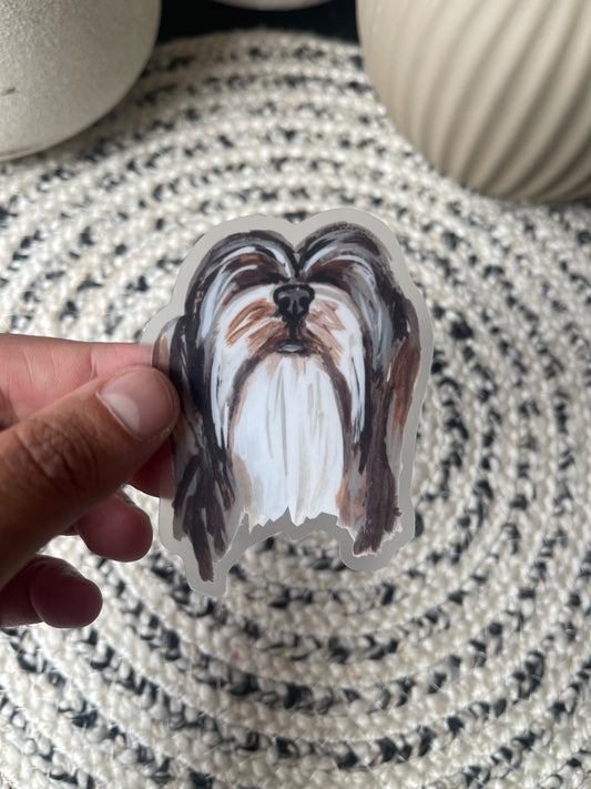 The Lhasa Apso Dog Sticker