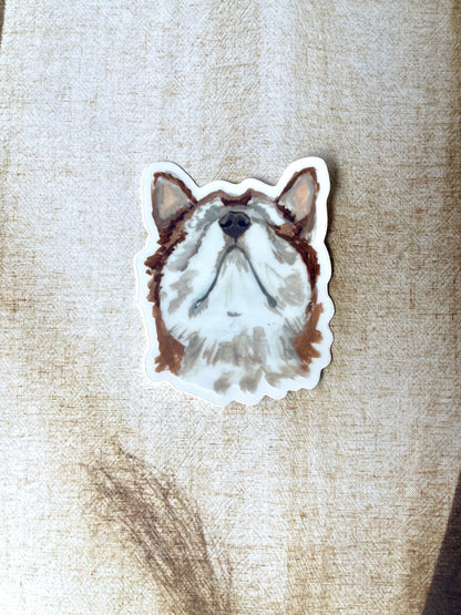 The Husky Dog Sticker