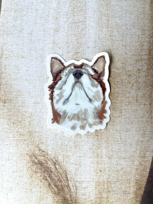 The Husky Dog Sticker