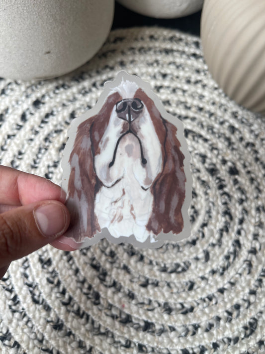 The Welsh Springer Spaniel Dog Sticker