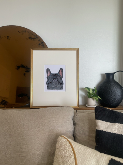 The Custom Nose-up Dog Portrait