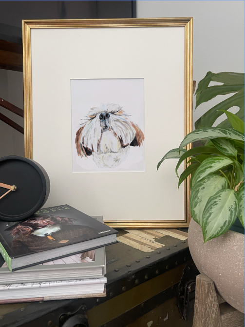 The Custom Nose-up Dog Portrait