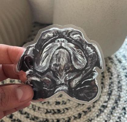 The Pug Dog Sticker