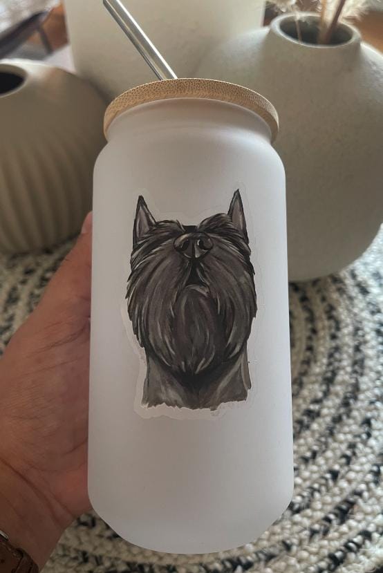 The Schnauzer Dog Sticker