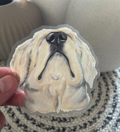 The Golden Retriever Dog Sticker