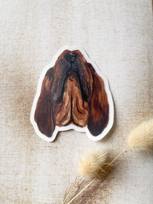 The Bloodhound Dog Sticker