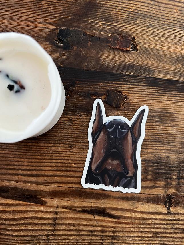 The Doberman Dog Sticker