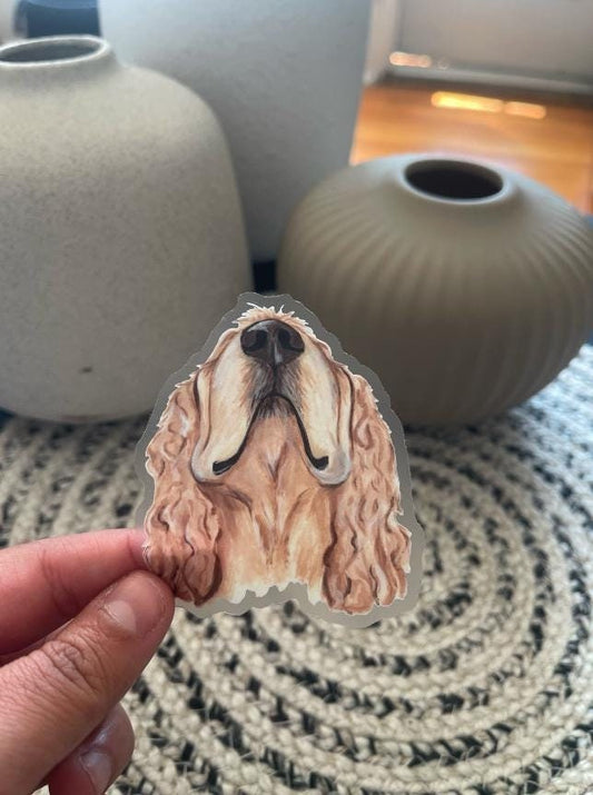 The Cocker Spaniel  Dog Sticker