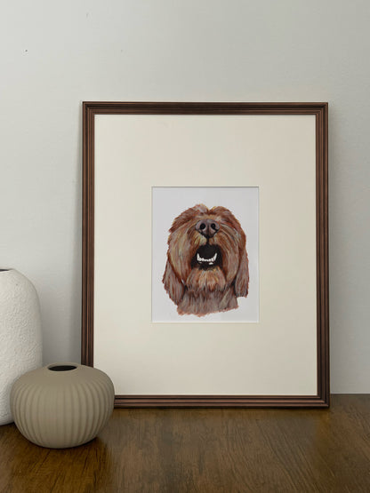 The Custom Nose-up Dog Portrait