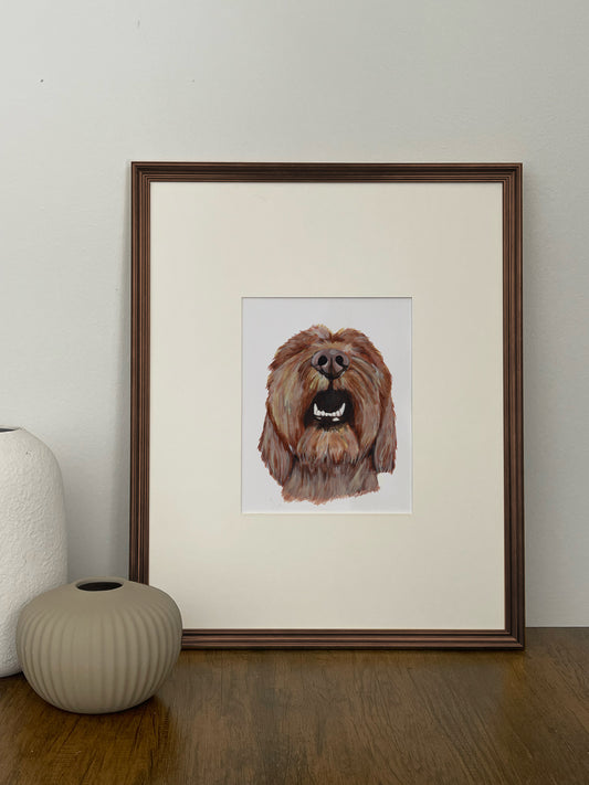 The Custom Nose-up Dog Portrait